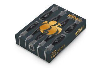 Ruuvimeisselisarja Wiha SoftFinish® 85 vuotta, rajoitettu erä, Phillips, TORX® 8,5 kpl. hinta ja tiedot | Käsityökalut | hobbyhall.fi