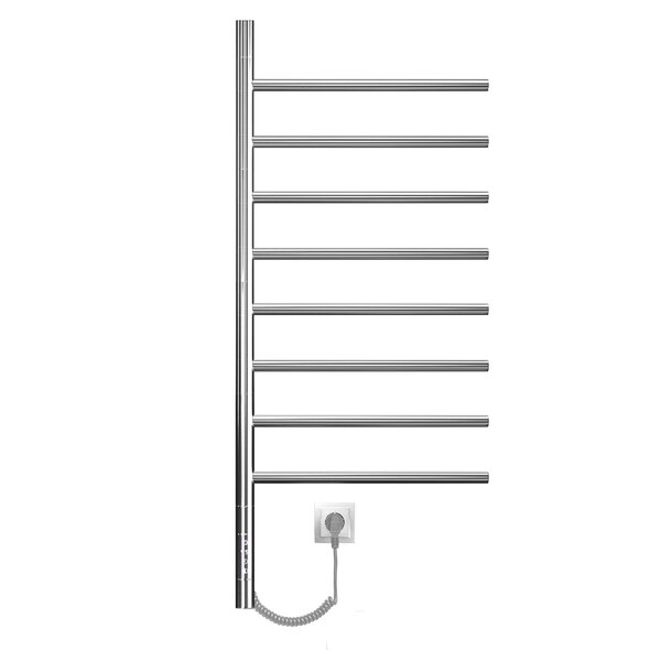 Sähkökäyttöinen pyyhekuivain TELVEL Ti F8 Chrome, 43х100 cm, 70 W