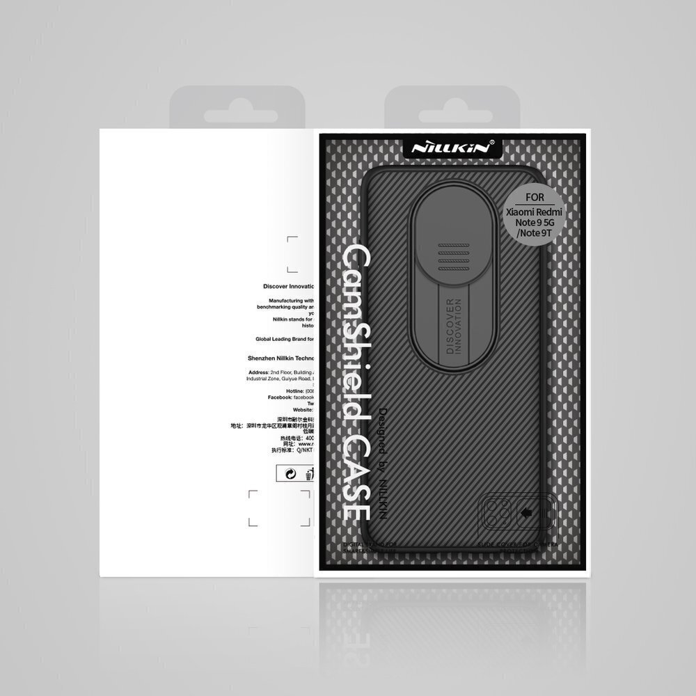 Nillkin CamShield kova kotelo Xiaomi Redmi Note 9T Black -puhelimelle hinta ja tiedot | Puhelimen kuoret ja kotelot | hobbyhall.fi