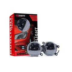 EinParts DL23 Päiväajovalot LED DRL Sumuvalot 6000K 12/24V Citroen, Dacia, Nissan, Opel, Fiat, Peugeot, Renault, Ford, Honda, Suzuki, Mitsubishi hinta ja tiedot | Ajovalot | hobbyhall.fi