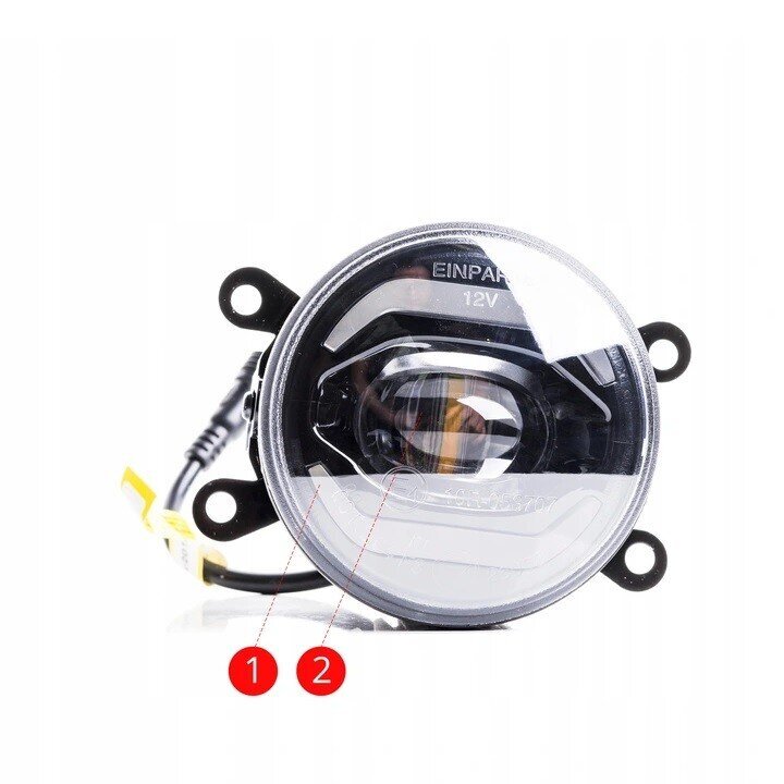 EinParts DL40 Päiväajovalot LED DRL Sumuvalot 6000K 12/24V Nissan Patrol Note Murano Juke Cube Tiida, Inifiniti hinta ja tiedot | Ajovalot | hobbyhall.fi