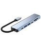 Splitter Hub 7in1 -sovitin USB-C / HDMI / Microsd / 4K UHD hinta ja tiedot | Adapterit | hobbyhall.fi