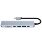 Splitter Hub 7in1 -sovitin USB-C / HDMI / Microsd / 4K UHD hinta ja tiedot | Adapterit | hobbyhall.fi