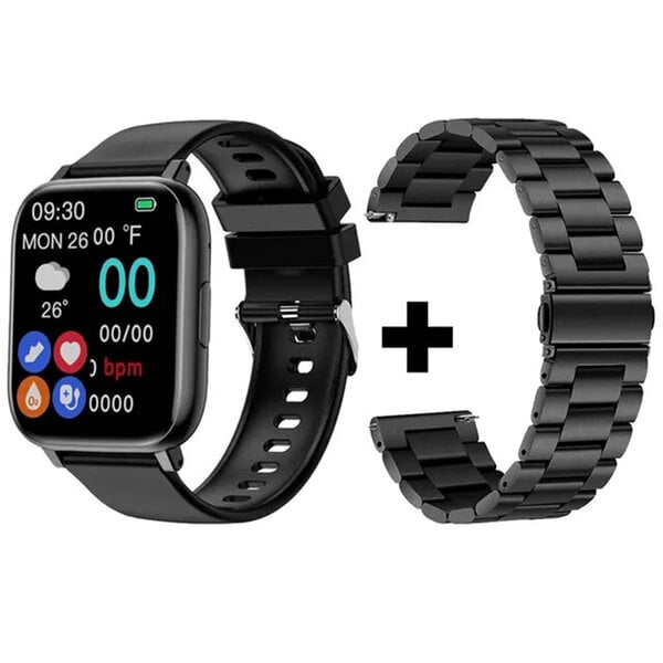 Uusi älykello aikuisten Bluetooth-puheluun Unimittari Syke GPS Urheilu Fitness Älykello Android iOS PK Watch 9