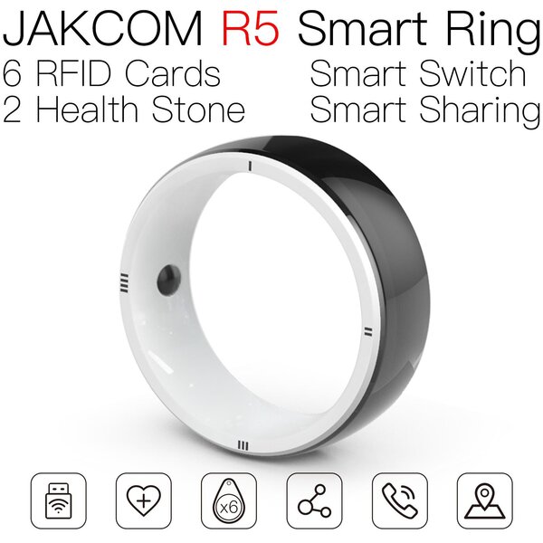 R5 Smart Ring Uusin Inteltin puettava laite 6 RFID-korttia 128 Gt:n langaton levynjako NFC-toiminnot iPhonelle Android