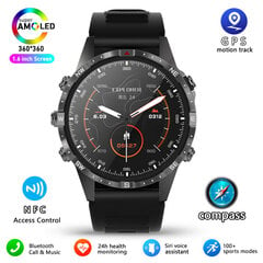 2024 UUSI Älykello GT45 Aikuisten Bluetooth-puhelu Outdoor Sports Voice Assistant Compass Health Monitoring Fitness Tracker Smartwatch hinta ja tiedot | Kellot | hobbyhall.fi