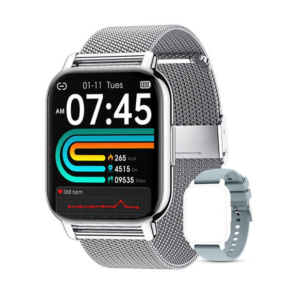 1,85 tuuman Bluetooth Call Smart Watch Adult IP68 -vedenpitävä Sport Fitness -sykemittari älykello Android IOS:lle