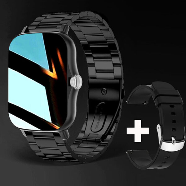 Uusi Smart Watch aikuisten älykello Touch Dial Bluetooth Call Musiikki Älykello Android IOS Fitness Tracker Sport -älykellolle