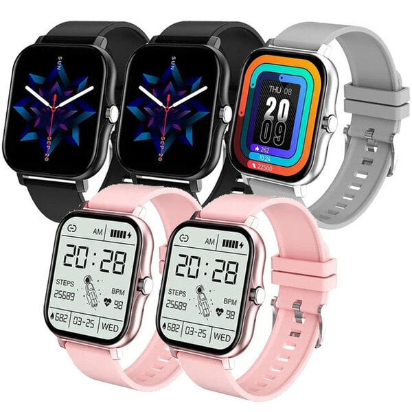 Uusi Smart Watch aikuisten älykello Touch Dial Bluetooth Call Musiikki Älykello Android IOS Fitness Tracker Sport -älykellolle