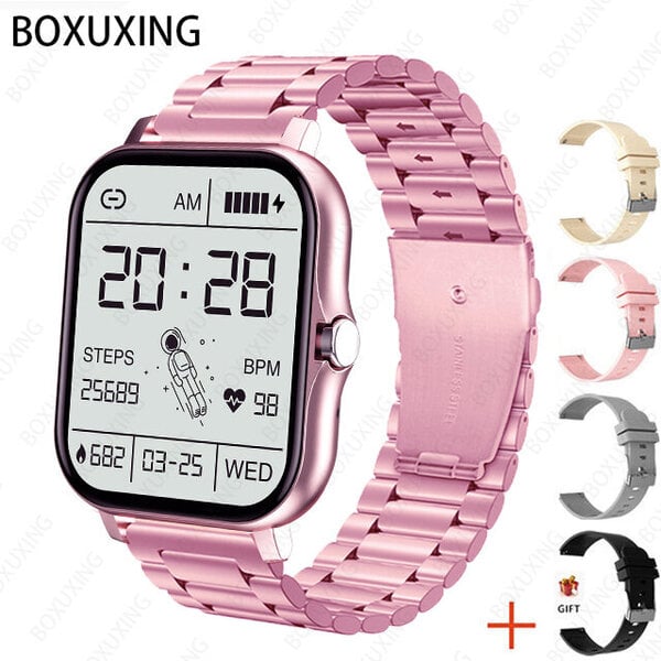 Android-puhelimelle Reloj Intente Mujer Custom Dial Smart Watch Adult 1,69" Bluetooth Call 2024 Smart Watch Adult +BoxFo