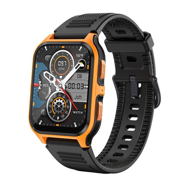 P73 Military Outdoor 1,9" Smart Watch Adult Bluetooth Call 100+ Urheilutilat Älykello IP68 Vesitiivis Android iOS -puhelimelle