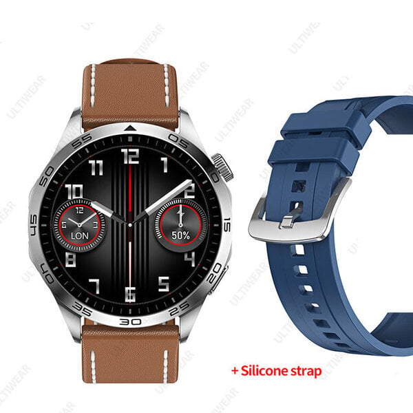 GT4 Smart Watch Aikuisten NFC Kompassi Älykello Sykemittari Bluetooth Puhelut Urheilukello GT4 46mm Android IOS