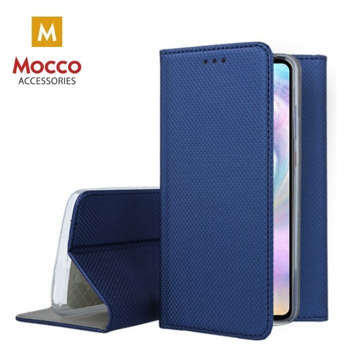 Mocco Smart Magnet Book Case For Xiaomi Poco M3 Blue hinta ja tiedot | Puhelimen kuoret ja kotelot | hobbyhall.fi