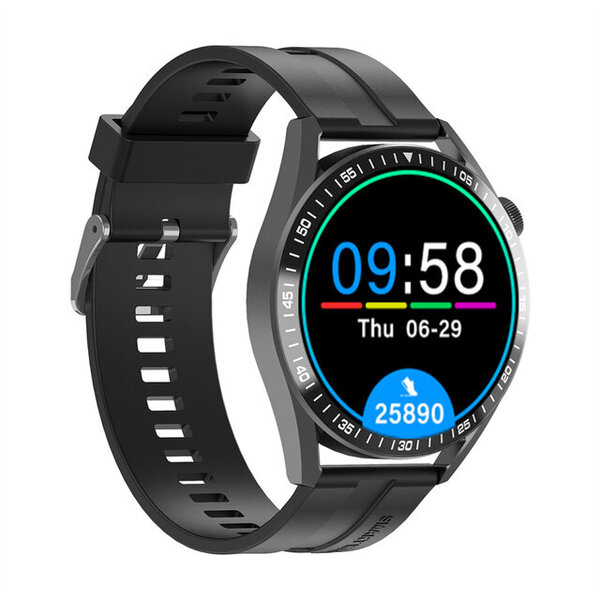 Ola Esporte Smart Watch aikuisille Round Full Touch Sport Fitness Kello Bluetooth Call Android IOS Galaxy Samsung Huawei