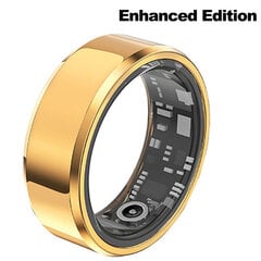 Älysormus Smart Ring Health Tracker 12mm Gold Pro hinta ja tiedot | Älykellojen ja aktiivisuusrannekkeiden lisätarvikkeet | hobbyhall.fi