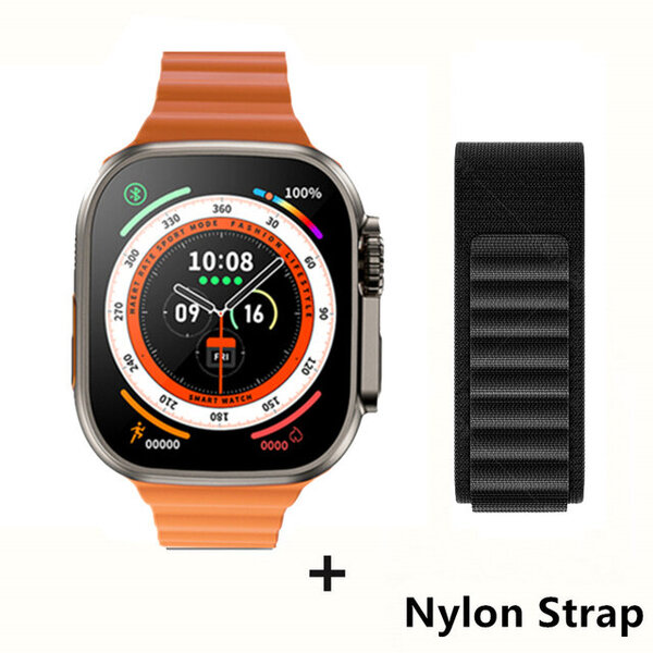 2024 Smart Watch 9 ultr Pro MAX Gen 2 49 mm:n näyttö Älykello korkean virkistystaajuuden langaton lataus NFC Adult For Urheilu