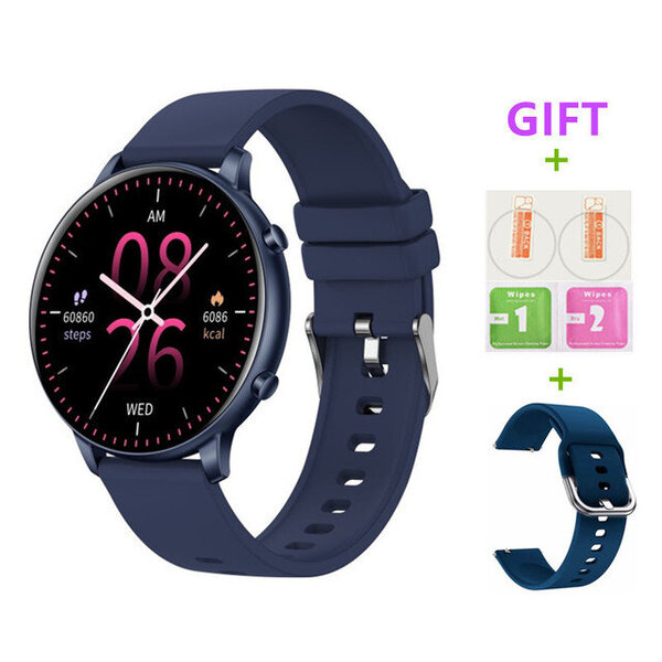 2024 Uusi Smart Watch Adult IP68 Vedenpitävä Full Touch Clock Sport Fitness Tracker Adult Smart Watch Android-puhelimelle iPhone