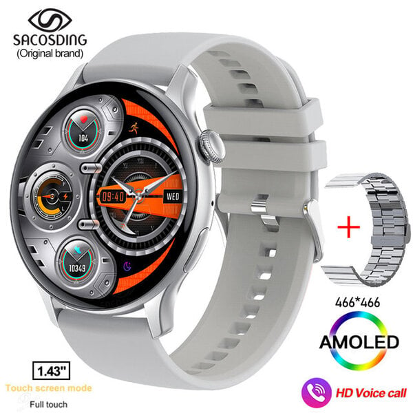 2024 Bluetooth Call Adult Smart Watch Full Touch Fitness IP68 vedenpitävä aikuisten älykello Lady Kello + laatikko Android IOS