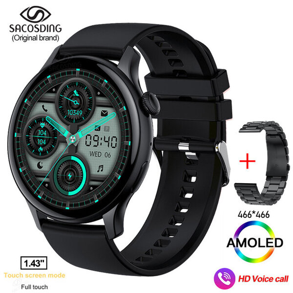 2024 Bluetooth Call Adult Smart Watch Full Touch Fitness IP68 vedenpitävä aikuisten älykello Lady Kello + laatikko Android IOS