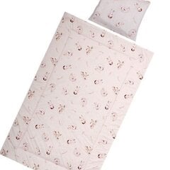 Lorelli lasten vuodevaatesetti Honey Bunny Beige, 140x95 cm, 3-osainen hinta ja tiedot | Vuodevaatteet lapsille | hobbyhall.fi