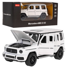 Metalliauto Mercedes Benz AMG G63 1:32, valkoinen hinta ja tiedot | Poikien lelut | hobbyhall.fi