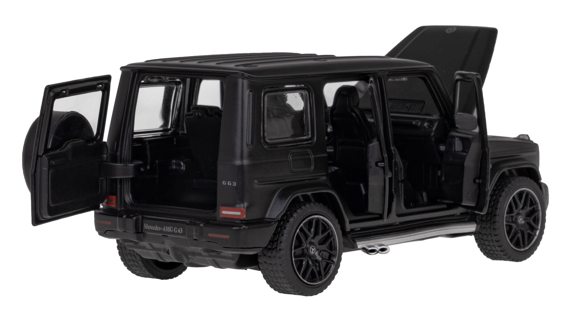 Metalliauto Mercedes Benz AMG G63 1:32, musta hinta ja tiedot | Poikien lelut | hobbyhall.fi