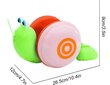 Interaktiivinen etana Halpix Snail Pull Along Toy hinta ja tiedot | Vauvan lelut | hobbyhall.fi