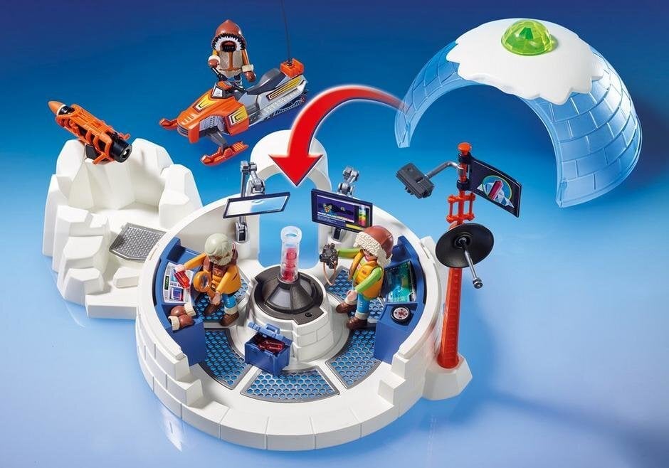 9055 Playmobil® Action Arctic Expedition Station hinta ja tiedot | LEGOT ja rakennuslelut | hobbyhall.fi