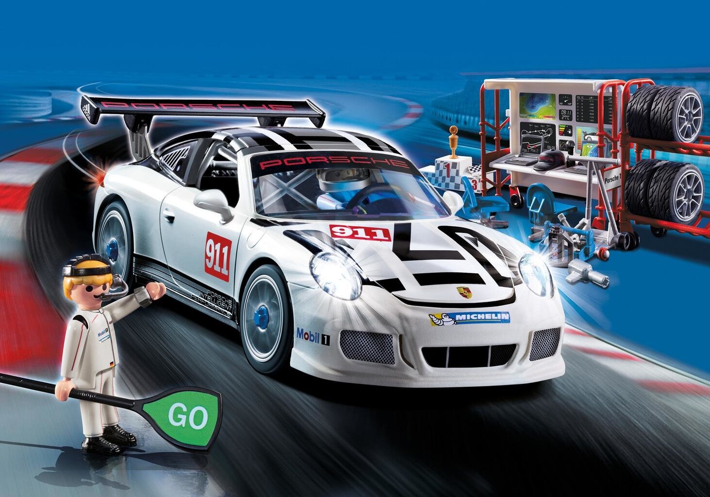 9225 Playmobil® Porsche 911 GT3 Cup -auto hinta ja tiedot | LEGOT ja rakennuslelut | hobbyhall.fi