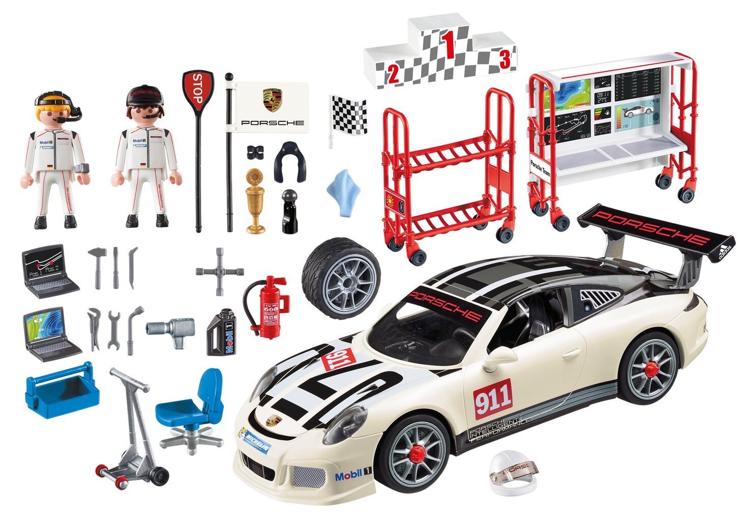 9225 Playmobil® Porsche 911 GT3 Cup -auto hinta ja tiedot | LEGOT ja rakennuslelut | hobbyhall.fi