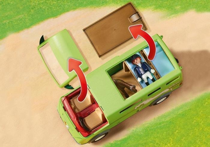 6928 Playmobil® Country, hevoskuljetusauto hinta ja tiedot | LEGOT ja rakennuslelut | hobbyhall.fi