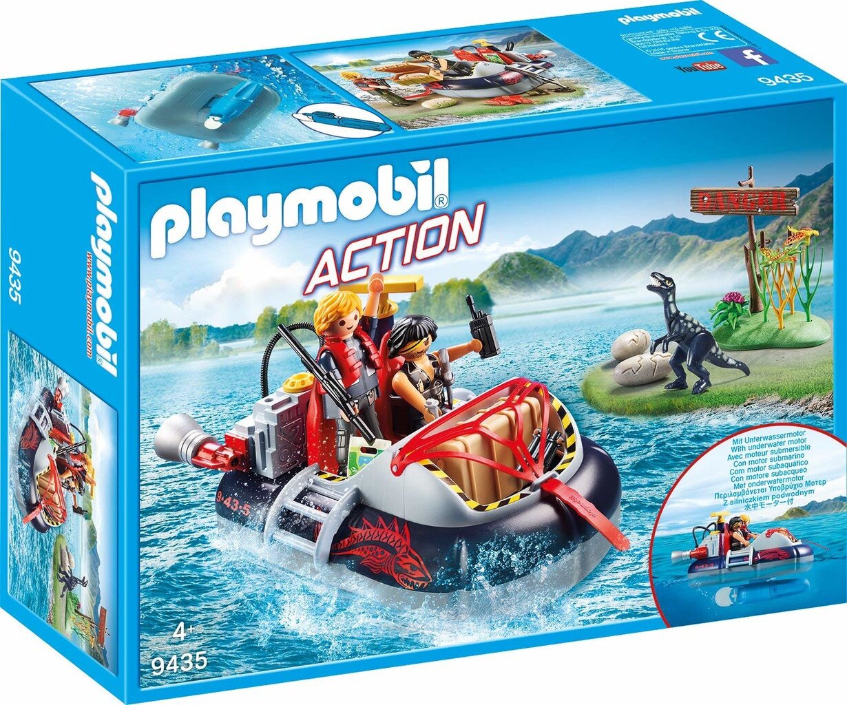 9435 Playmobil® Dinos, Vedenalaisella moottorilla varustettu lentokone hinta ja tiedot | LEGOT ja rakennuslelut | hobbyhall.fi