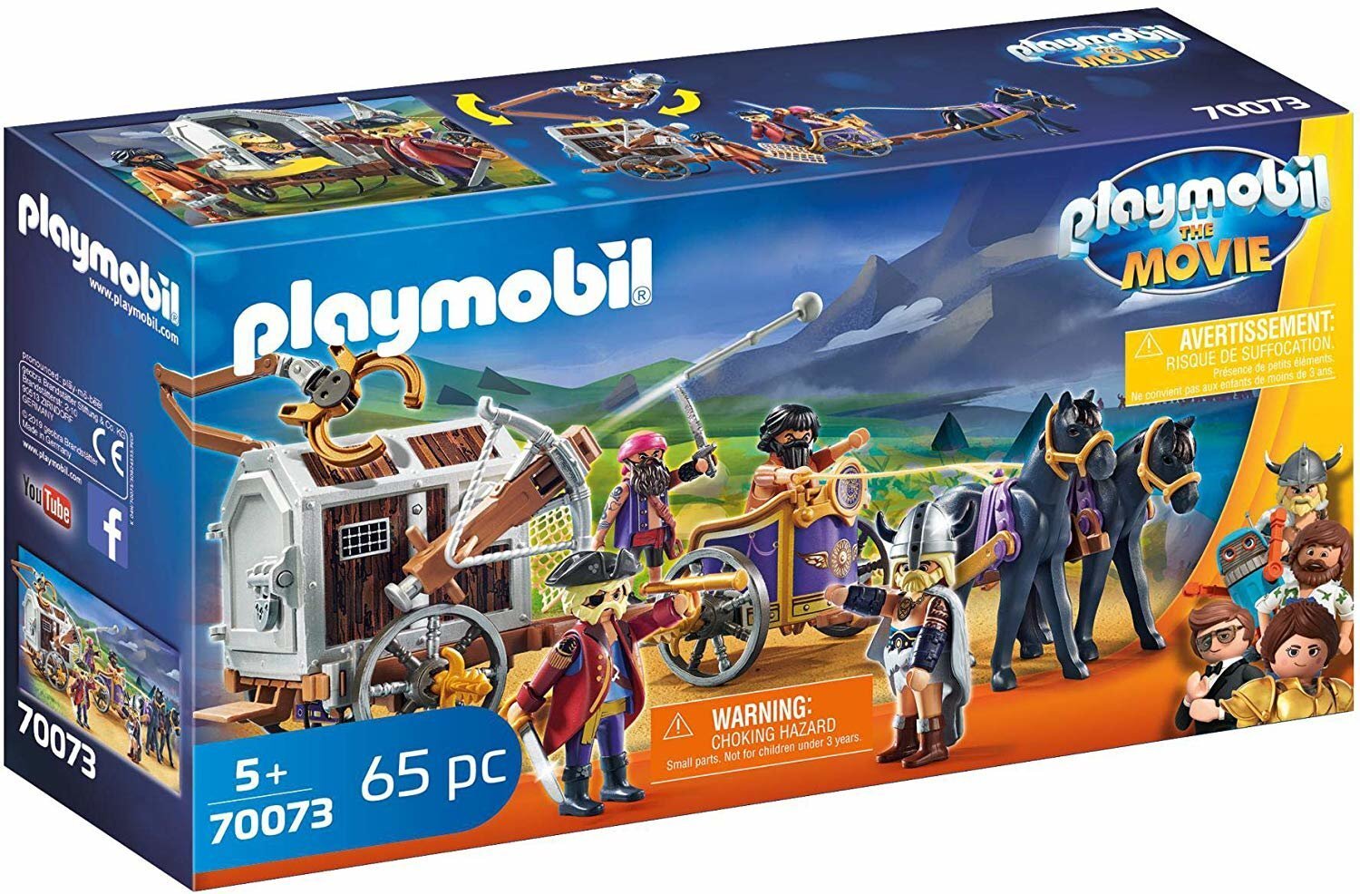 70073 Playmobil® Elokuva Charlie ja vankivaunu hinta ja tiedot | LEGOT ja rakennuslelut | hobbyhall.fi