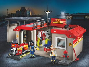 5663 Playmobil® City Action Paloasema matkalaukussa hinta ja tiedot | LEGOT ja rakennuslelut | hobbyhall.fi