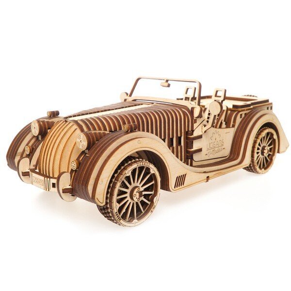 Rakennussetti Roadster Ugears, 437 kpl hinta ja tiedot | LEGOT ja rakennuslelut | hobbyhall.fi