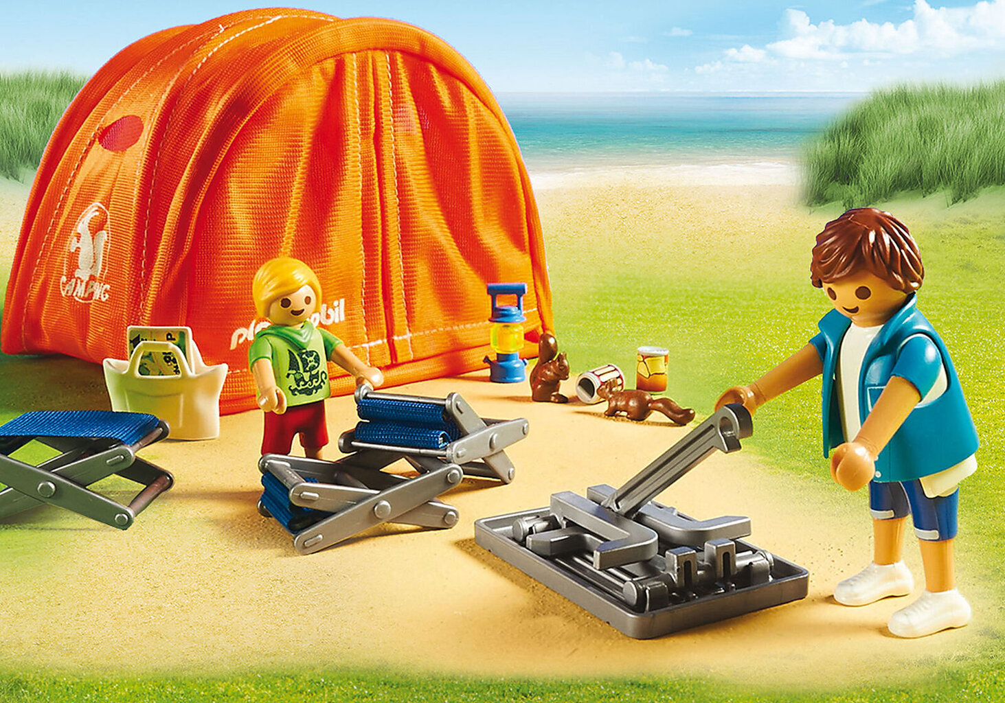 70089 Playmobil® Family Fun, perheet luonnossa hinta ja tiedot | LEGOT ja rakennuslelut | hobbyhall.fi