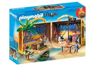 70150 Playmobil® Pirates, Kannettava Pirate Island hinta ja tiedot | LEGOT ja rakennuslelut | hobbyhall.fi