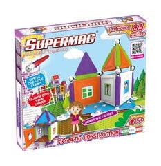 Magneettinen rakennussetti Supermag Myhouse, 83 kpl hinta ja tiedot | LEGOT ja rakennuslelut | hobbyhall.fi