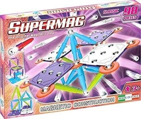 Magneettinen rakennussetti Supermag Primary Trendy 0406, 98 kpl hinta ja tiedot | LEGOT ja rakennuslelut | hobbyhall.fi