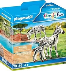 70356 Playmobil® Family Fun Zoo Zebrat hinta ja tiedot | LEGOT ja rakennuslelut | hobbyhall.fi