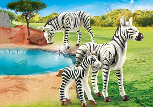 70356 Playmobil® Family Fun Zoo Zebrat hinta ja tiedot | LEGOT ja rakennuslelut | hobbyhall.fi