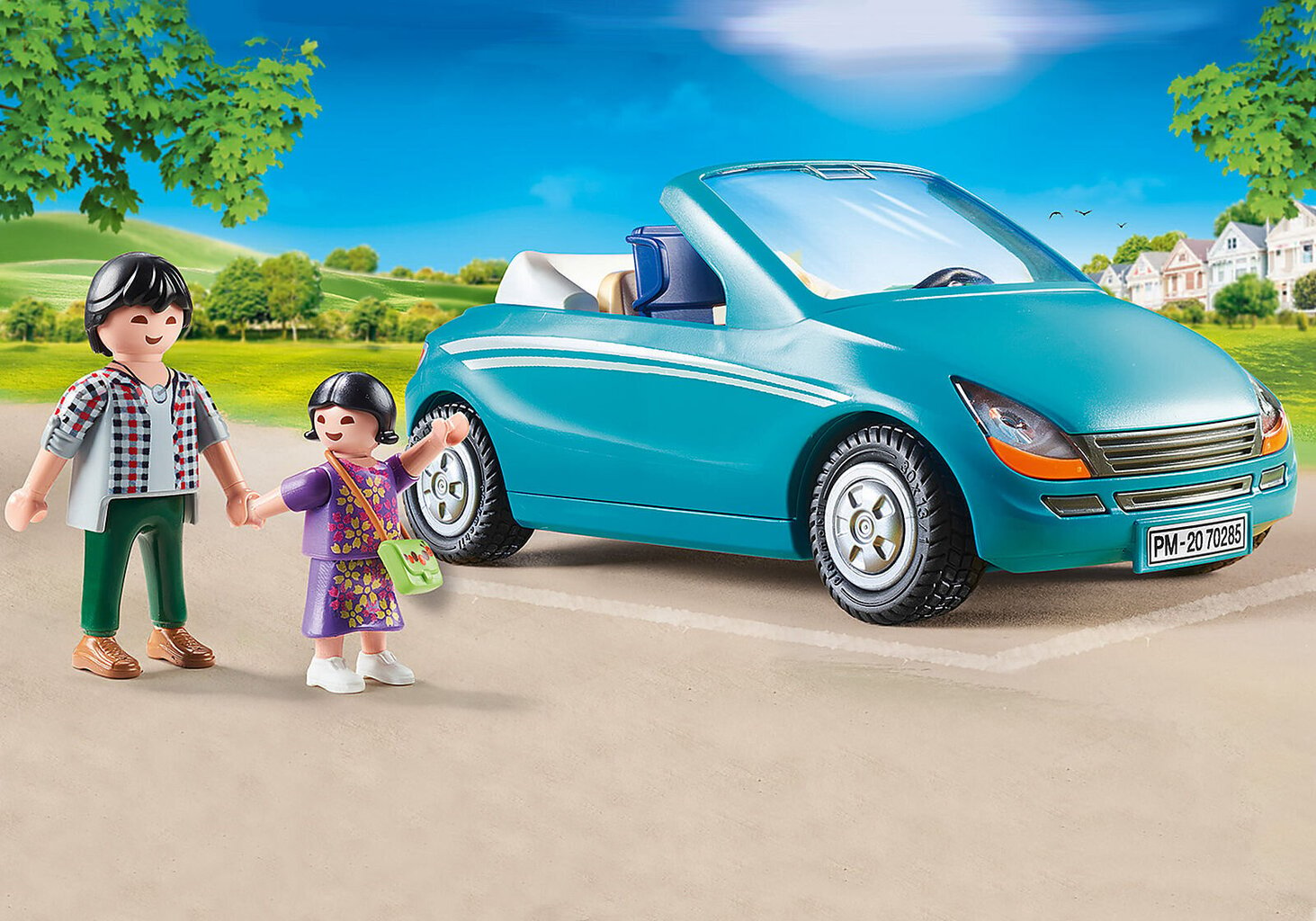 70285 Playmobil® City Life Perhe ja auto hinta ja tiedot | LEGOT ja rakennuslelut | hobbyhall.fi