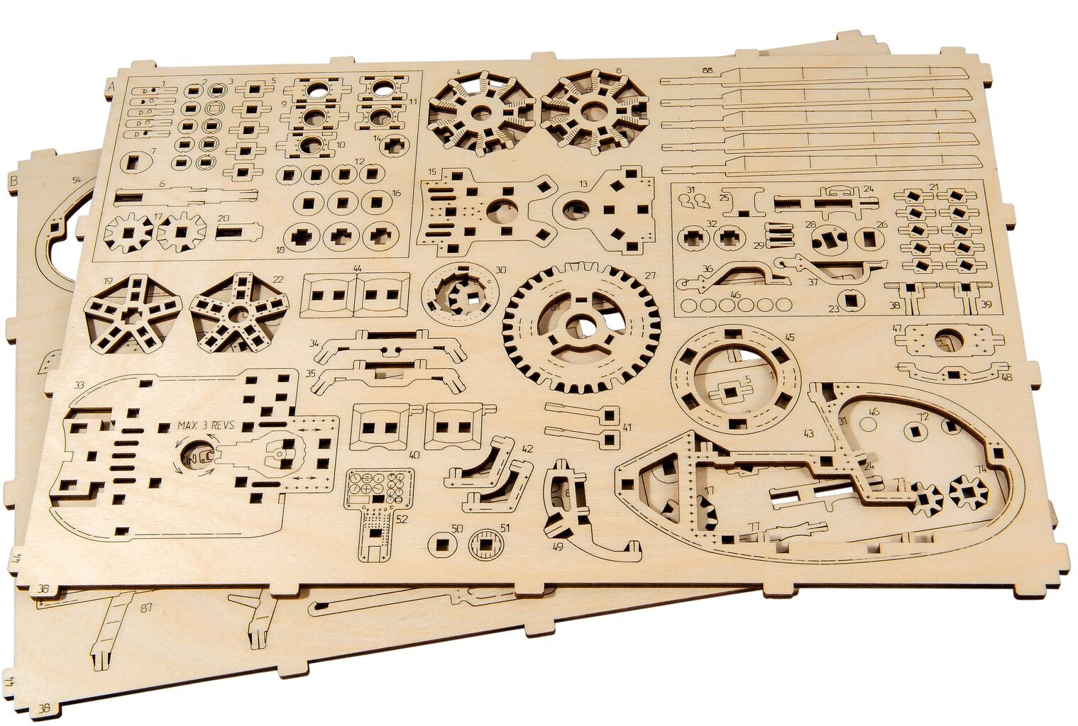 Puinen 3D-rakennussetti Wooden.City Helikopteri, 194 kpl. hinta ja tiedot | LEGOT ja rakennuslelut | hobbyhall.fi