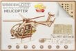 Puinen 3D-rakennussetti Wooden.City Helikopteri, 194 kpl. hinta ja tiedot | LEGOT ja rakennuslelut | hobbyhall.fi