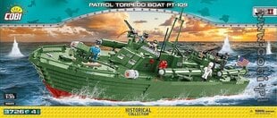 Rakennussetti Cobi 4825 Historical Collection WWII Patrol Torpedo Boat PT-109 3726, 3726 kpl hinta ja tiedot | LEGOT ja rakennuslelut | hobbyhall.fi