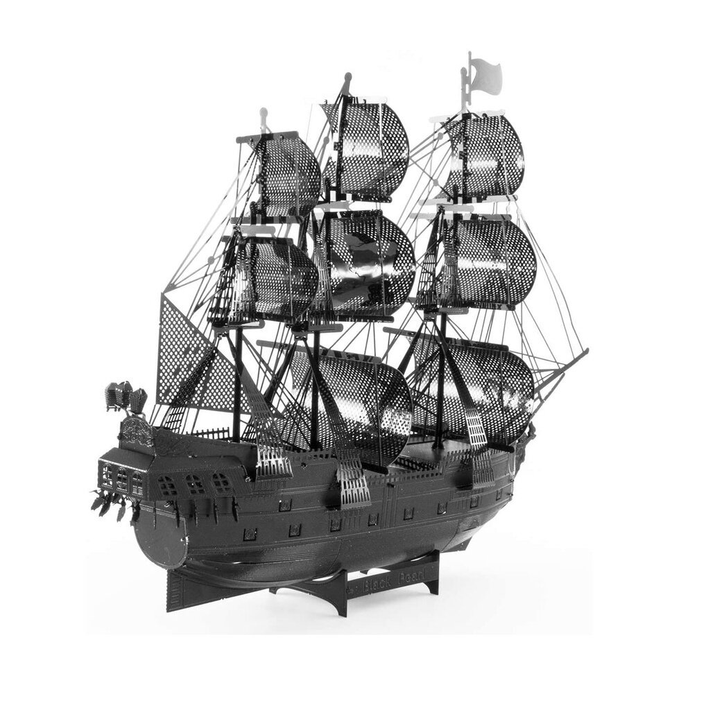 Metalli 3D-rakennussetti Black Pearl hinta ja tiedot | LEGOT ja rakennuslelut | hobbyhall.fi