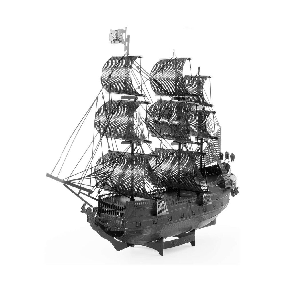 Metalli 3D-rakennussetti Black Pearl hinta ja tiedot | LEGOT ja rakennuslelut | hobbyhall.fi