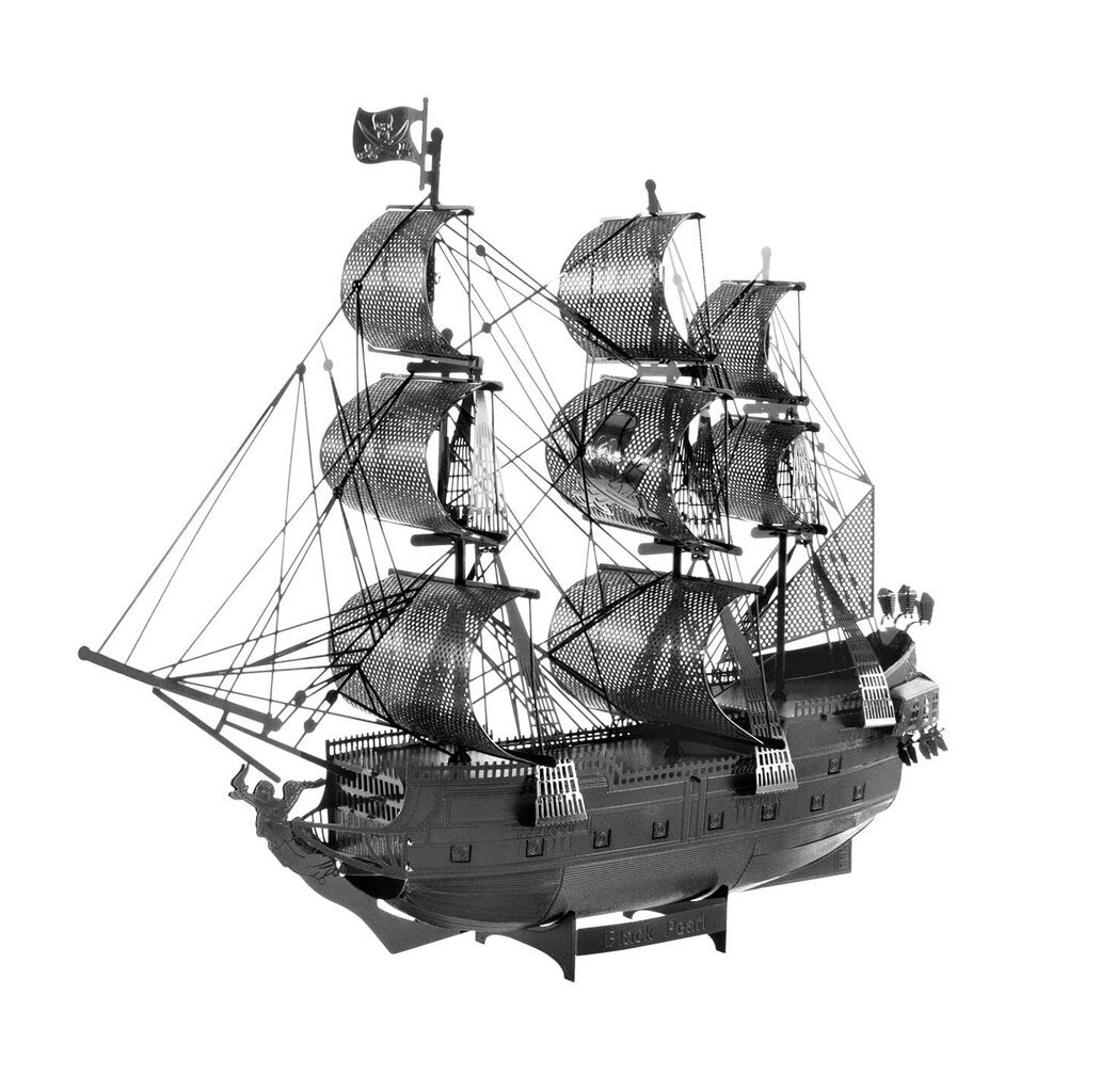 Metalli 3D-rakennussetti Black Pearl hinta ja tiedot | LEGOT ja rakennuslelut | hobbyhall.fi