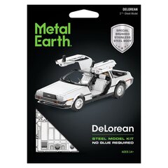 Metalli 3D-rakennussetti Delorean hinta ja tiedot | Metal Earth Lelut yli 3-vuotiaille lapsille | hobbyhall.fi