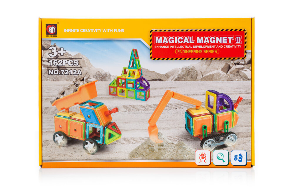 Magneettiset tilahahmot, 162 kpl. hinta ja tiedot | LEGOT ja rakennuslelut | hobbyhall.fi